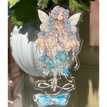 New Arrival Fuli Lian Acrylic Floral Fairy Tabletop Decor, Perfect Gift For Birthday, Holiday, Valentine's Day - Multicolor - View 3