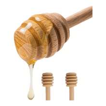 15/25pcs Wooden Honey Spoons And Stirrers - Perfect For Honey, Jam, Coffee, And Tea | Ideal Wedding Gifts, Parties, Gatherings | Kitchen Tools, Cooking And Baking Additions, 8.0 Cm - Multicolor - View 5