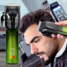 1 máy cắt tóc điện sạc USB, máy cạo râu, máy tỉa tóc dành cho nam giới. - Xem 8