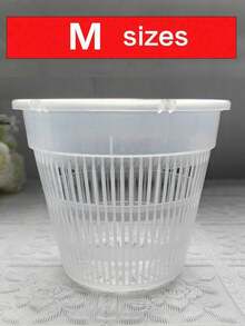 5 piezas, Maceta para orquídeas, Maceta especial con control de raíces para orquídeas, Macetas transparentes para orquídeas con agujeros, cestas de malla ranurada para plantar y trasplantar plantas de flores - Múltiples estilos - Ver 10