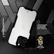 Capa case capinha para iPhone Air - Dual Shock Sense Preta - Gshield - Multicolorido - Visão 3