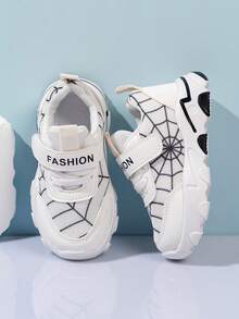 2026 Spring/Autumn New Kids' Breathable Mesh Sports Shoes, Toddler Soft Sole Non-Slip Running Sneakers - White - View 4