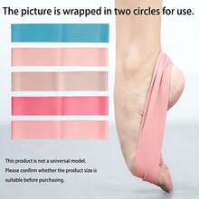 1PC Latexes Yoga Foot Resistance Band Ballets Training Pressing Insteps Professional Skin Friendly Elastics Band Elastic Ballets Dance Pressure Tool - Multicolor - View 1