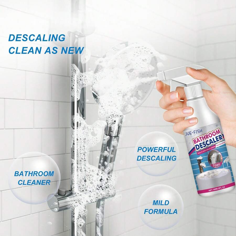 Bathroom Cleaner, Removes Limescale From Shower Enclosure & Bathtub, Sink Cleaning, Glass Cleaner, Essential For Home - Liquid - View 1