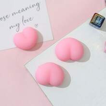 1/3pcs 2026 New Arrival Realistic Butt Squeeze Toy, Slow Rebound Prank Stress Reliever, Funny Novelty Gift, Birthday Gift, Prank Gift, Surprise Gift - Multicolor - View 9