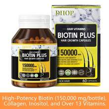 Hair Growth | With Biotin Inositol Folic AcidKeratin | Promotes Healthy Hair Regrowth & Prevents Breakage Healthcare Nail Healthcare Fitness Supplement Vitamin Bathroom Collagen Dietary Edible Dietary Edible Beauty Colagen - 1 - 查看 1