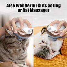 SOKANY 电动头皮按摩器，Type-C充电（含500mAh锂电池）。3档速度调节，一键切换。ABS材质，配有4个可拆卸硅胶按摩爪。适用于头部、颈部、手臂和腿部按摩。按摩放松必备。节日礼物。 - 彩色 - 查看 6