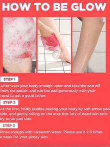 1pc/3pcs/5pcs Body Exfoliating Cotton Pads, Available In Strong/Regular Type, Gentle Exfoliation, Deep Moisturizing Skin Care (8pcs Per Box, Single Pad Packaging Also Available) - Multicolor - View 4