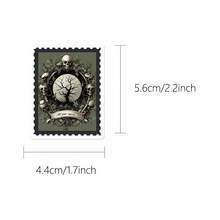 50 miếng dán tem phong cách Gothic để trang trí nhật ký, sổ lưu niệm, sổ kế hoạch, ốp điện thoại, sổ tay, đàn guitar, ván trượt, hành lý, đồ dùng văn phòng phẩm, nhãn dán ngộ nghĩnh. - Tem Gothic - Xem 8