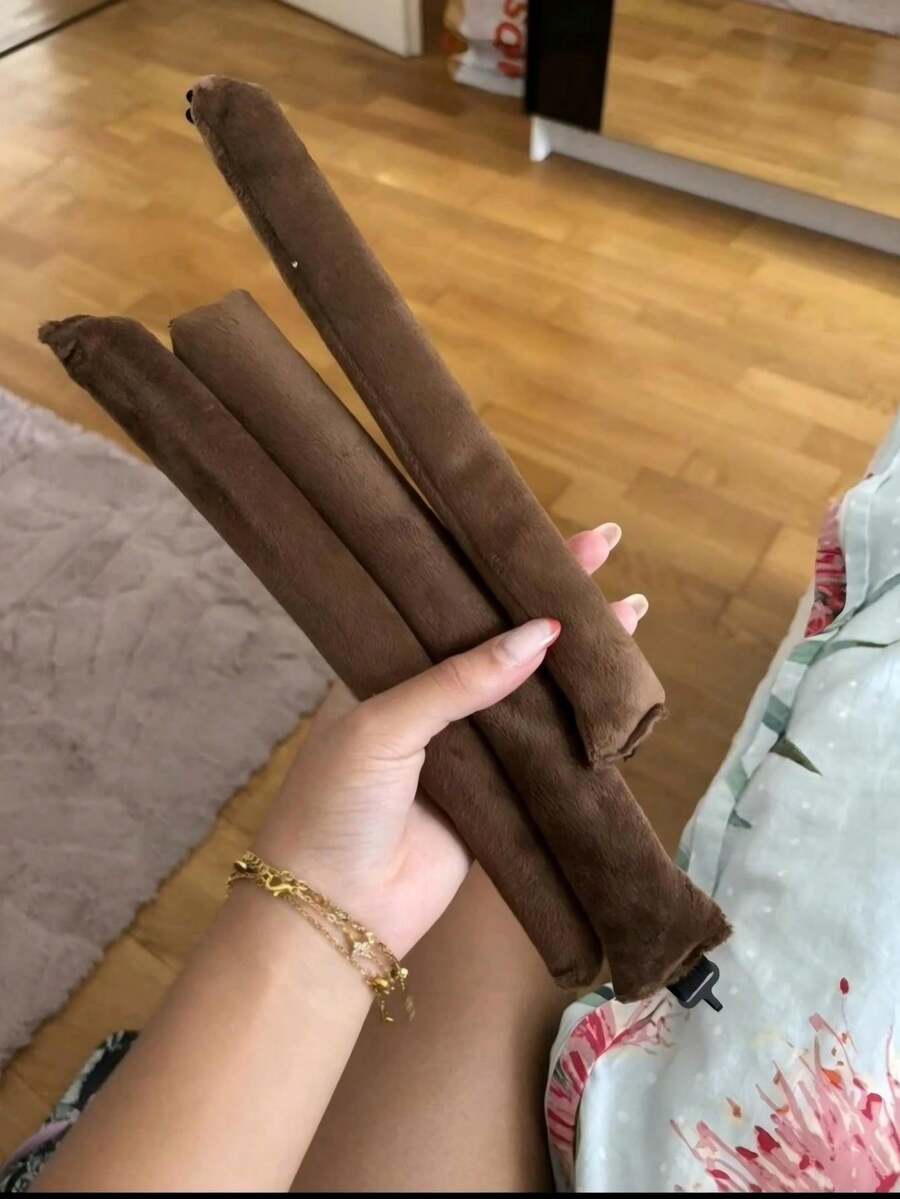 Satin No Heat Hair Curler, Hair Band Curler And Hot Curler, Made Of Soft High-Elasticity Rubber, No Heat Hair Curler ,Hair Styling Tools Hair Accessories - Multicolor - View 1