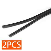 2条装橡胶条替换件，尺寸可选14"16"17"18"19"20"21"22"24"26"28"30"32"，适用于汽车挡风玻璃雨刮器，通用汽车雨刮片，无骨橡胶条，汽车配件 - 2pcs - 查看 11