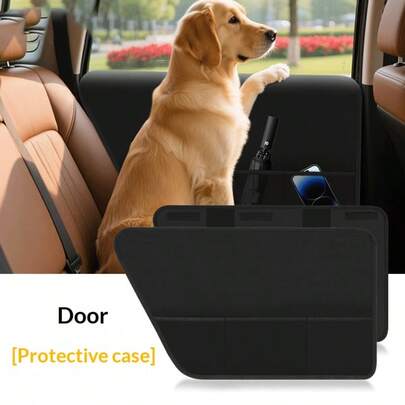 牛津布汽车门宠物垫，防刮擦汽车门保护垫，防污汽车收纳袋，汽车门狗垫 - 宠物用品，汽车配件，汽车内饰，女士汽车配件，男士汽车配件