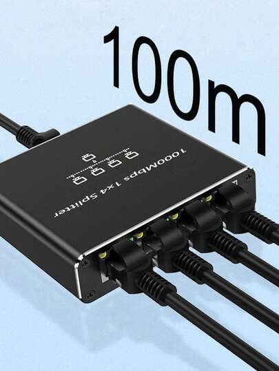 مفرق شبكة إيثرنت جيجابت جديد بالكامل 2/3/4 منفذ POE - موسع شبكة موثوق ، مع محول طاقة USB ، محول سريع ، كابلات فئة 5/5e/6/7/8 عالية السرعة 1000 ميجابت/ث ، يدعم جهازين في نفس الوقت ، مفرق كابل شبكة ، محول شبكة من واحد إلى اثنين ، منفذ شبكة واسع النطاق لكمبيوتر وكمبيوتر محمول وموجه وجهاز تلفزيون