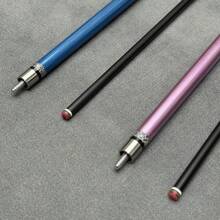Taco de billar de 58 pulgadas, 1/2 piezas, disponible en azul y rosa púrpura, punta de 12.5 mm, 19 onzas, taco de billar profesional con textura - Púrpura malva - Ver 6
