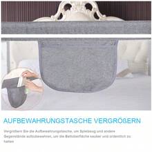Baby Bed Protection Rails - Light Grey - View 6