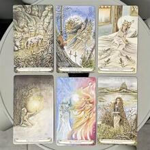 高品质童话塔罗牌，西班牙语版，78张塔罗牌，展现来自世界各地的神秘故事。 - 彩色 - 查看 5