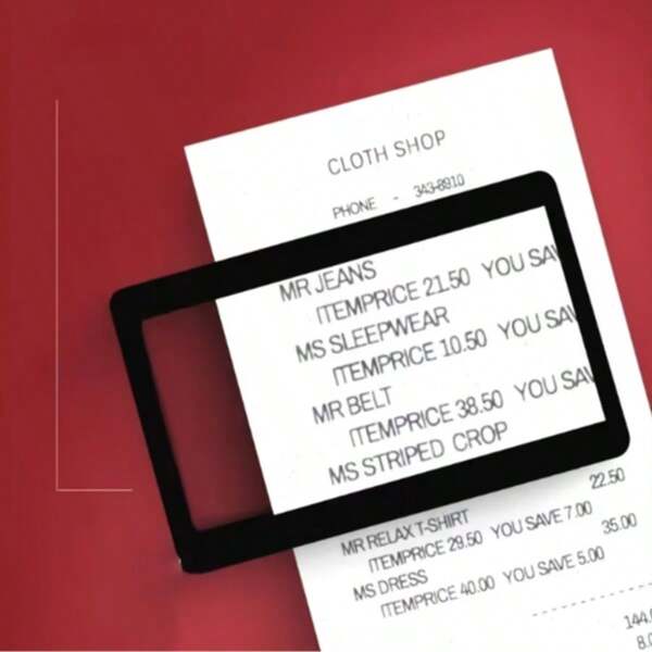 Portable Card-Sized Handheld Magnifier, 3X Magnification, Pocket-Sized, Convenient To Carry, Suitable For Elderly And Low Vision, Multiple Color Options