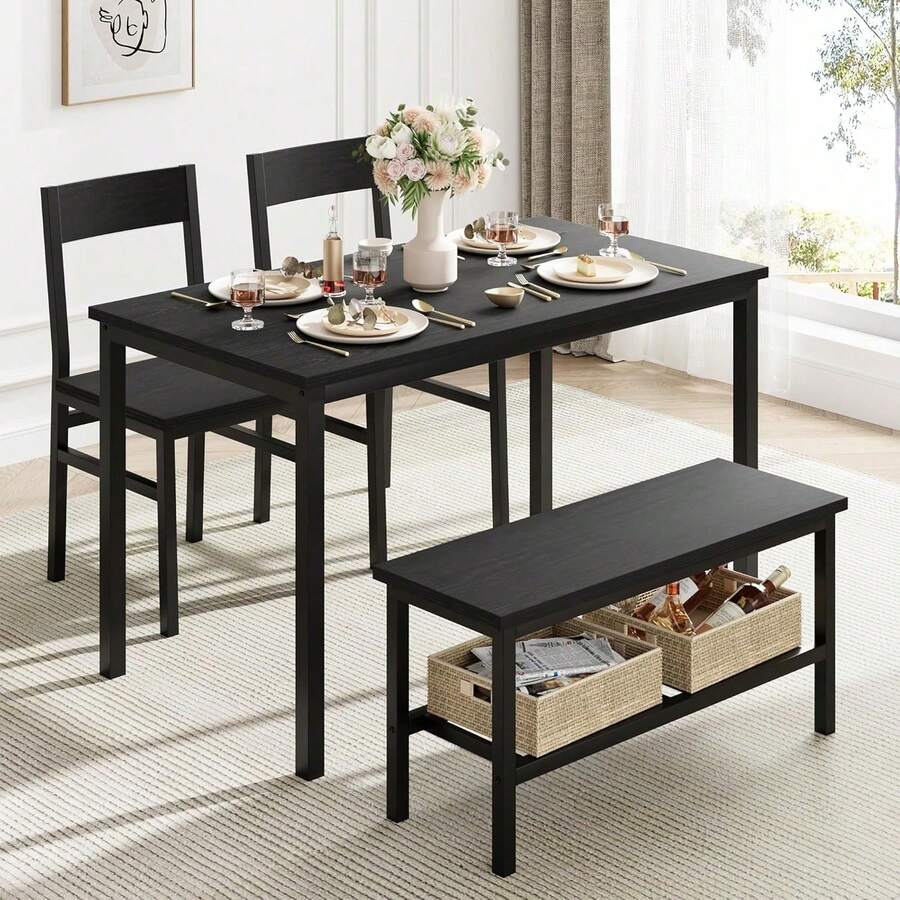 Dining Table & Chair Sets - Black - View 1