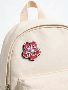 1pc Girl Reading Bible Enamel Brooch, Jesus Religious Faith Floral Metal Lapel Pin Badge Accessory Gift, For Christian Friendsvalentines  New Year's Gift - 彩色 - 查看 9