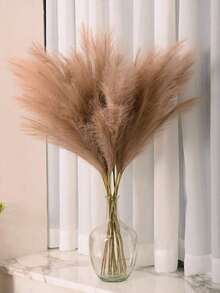 1/10 piezas Pasto de Pampa Artificial, Decoración del Día de San Valentín, Pasto de Pampa Artificial de 55cm/21.65in de color rosa, blanco, beige, Decoración bohemia artificial esponjosa, Adecuado para Halloween, Navidad, Los tallos de pasto de Pampa artificial rosa se pueden usar como relleno de jarrón, decoración rústica, hogar, boda (rosa, blanco, beige), decoración de habitación, decoración de otoño, decoración del hogar, decoración de Halloween, regalo para maestros, suministros para dormitorio universitario, decoración de dormitorio - Multicolor - Ver 3