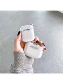 Transparent Case For AirPods 1 2 3 4 Pro 2 3 Premium Crystal Anti-Impact Acrylic Case - Trong sáng - Xem 4