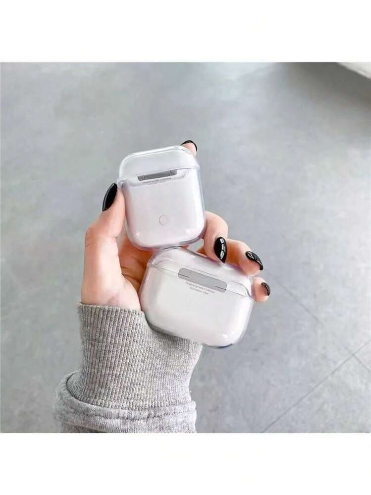 Transparent Case For AirPods 1 2 3 4 Pro 2 3 Premium Crystal Anti-Impact Acrylic Case - Trong sáng - Xem 4