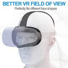 Face Interface For Oculus/Me-Ta Quest 2, Air-Circulation Design Face Cushion Pad With Sweatproof PU Foam - Comfortable VR Headset Accessory Replacement - View 7