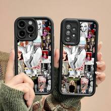 Collage de , icónico blanco y rojo.funda de teléfono Fundas compatibles con ,Apple,VIVO,OPPO,,, y Honor.Fabricadas en silicona TPU,ofrecen protección contra golpes y caídas. - Negro - Ver 4