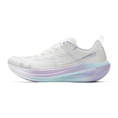 XTEP 2026 Classic Casual Sports Shoes, Comfortable Shock-Absorbing Breathable Outdoor Running Shoes, Suitable For Daily Commuting And Road Running, 874218110037 Sail White/Silver/Lavender