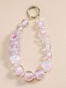 5 hạt nhựa trong suốt hình bong bóng 12mm, phụ kiện tự làm vòng tay và dây đeo điện thoại. - Hạt đường lấp lánh - Xem 3