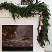 1pc - 6ft - Artificial Norfolk Pine Garland, Winter Pine Vine, Green Artificial Foliage Vine, Suitable For Tabletop, Fireplace, Wall, Indoor Stairs, Perfect For DIY Christmas Wreath, Christmas, Valentine's Day, Scene Setup, Indoor Decor, Suitable For Graduation Gift, Bachelorette Party Gift, Bridesmaid Gift, Father's Day Gift - Multicolor - View 13