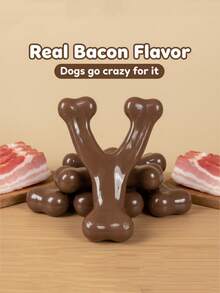 Durable Dog Chew Toy, Perfect For Dogs That Love To Chew, Made From Real Bacon Material - Multicolor - View 3
