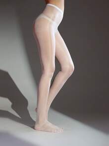 1 Pair Women's Sexy Pearl Shiny Stockings, Thin Shimmery Tights, Elastic Stirrup Pantyhose, Ultra-Thin For Spring/Summer - Multicolor - View 5