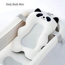 Alfombra de baño para bebé ajustable y linda con diseño de dibujos animados, universal para bañera, estante de baño, cubeta de baño - Como se muestra en la imagen - Ver 7