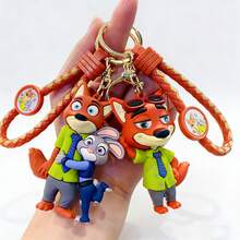 1 Peça Chaveiro Pingente de Estilo Gótico, Chaveiro, Chaveiro Criativo, Acessório de Cordão de Carteira Fofo, Enfeite de Bolsa, Presente de Aniversário, Lembrancinha de Festa, Acessório de Carro, Decoração de Estojo de Fone de Ouvido, Material Escolar, Melhor Presente - Multicolorido - Visão 4