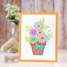 1pc Floral Die Cut Set, For Scrapbooking And Crafts, 1pc Embossing Template, Ideal For Creating Handmade Cards And Gift Cards - A - View 4