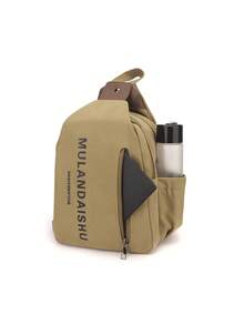 Men's New Multi-Functional Canvas Casual Versatile Outdoor Lightweight Large Capacity Durable Shoulder Messenger Bag - Multicolor - View 7