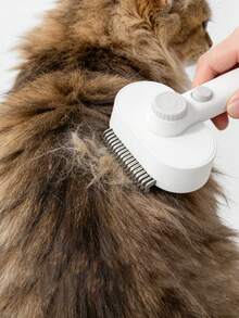 二合一猫狗美容刷，轻松清洁宠物，有效去除宠物毛发，方便易用。宠物美容刷、猫刷、漂浮刷、宠物护理按摩刷，适用于猫狗，去除毛发缠结和脱落的毛发。猫刷、宠物去毛工具、狗刷、快乐小狗刷 - 彩色 - 查看 2