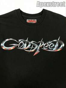 Godspeed F1 Dreams T-Shirt, High Quality Thick Heavyweight, New Autumn Fashion For Men, Premium Cotton Fabric, Suitable For Street Style, Machine Washable, Daily Gift,Mens Clothes,Graphic Tee,Summer Clothes,Summer Tops,Easter Outfits,Spring Clothes ,Shirts - 黑色 3 - 查看 5