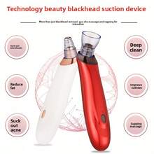 Electric Silicone Facial Cleansing Device - 2-In-1 With Red & Blue Light Therapy USB Portable - View 3