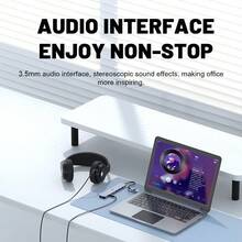 宏碁 HUB HY41-T8，8 合 1 多功能 Type-C 扩展坞，USB3.0 接口扩展，适用于台式电脑、手机、笔记本电脑，带 TF/SD 卡槽，USB-C 扩展坞 - 查看 6