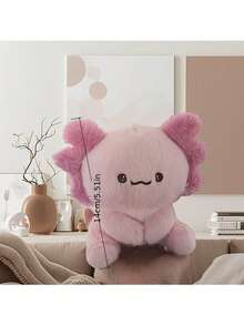1pc Pink Axolotl Plush Doll, Graduation Gift For Students, Children's Festival Axolotl Doll Gift - Multicolor - View 11