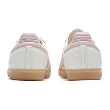 Adidas Giày thể thao nữ SAMBA OG W, giày thể thao thường ngày nhẹ nhàng IH9059 - Trắng ngọc bích/Hồng nhạt/Vàng nhựa - Xem 5