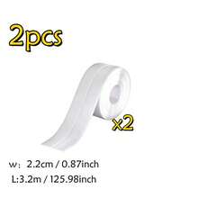 1/2 Rolle strapazierfähiges PE wasserdichtes Dichtungsband, hochklebendes Dichtungsband, Mehrzweck-Leckschutzband geeignet für Küche, Bad, Toilette, Spüle, Halloween, Weihnachten, Feiertags-Heimdekoration - Verschiedenfarbig - Übersicht 15