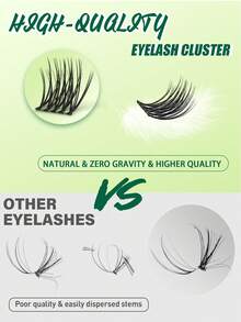 Extensii de gene naturale Miss Wink, 120 buc, tip D, cu bucle, 8-16 mm, set mixt, combinație ușor de realizat manual, 3D, portabile, potrivite pentru ieșiri, petreceri, purtare zilnică, cadou excelent pentru femei și fete, potrivite pentru machiaj ușor și intens. - D - Vizualizare 6
