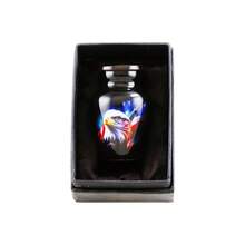 Handmade Adult Eagle Urn For Human Ashes – Large Cremation Urn For Men & Women With Velvet Bag, Memorial Funeral Urn For A Loved One,200Cubic Inch (Blue Eagle, Adult) - Blue Eagle - View 6
