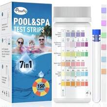 7 In 1 Pool Test Strips 150 Pool Spa And Hot Tub Test Strips Quick And Accurate Strips Pool Water Testing Kit For PH Free Chlorine Total Chlorine Hardness Bromine Cyanuric Acid And Alkalinity - 7 In 1 150 Pcs - View 8