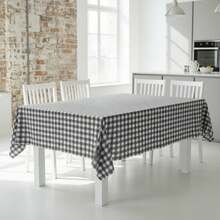 Kiva Stain-Resistant Tablecloth, Medium Checkered Pattern, Extra Soft Touch, Teflon Coated And Waterproof, Sizes From 100x140 To 300x140 Cm And Round 140 Cm - Stain-Resistant Tablecloth - Available In 15 Colors - 選項 4 - 查看 2