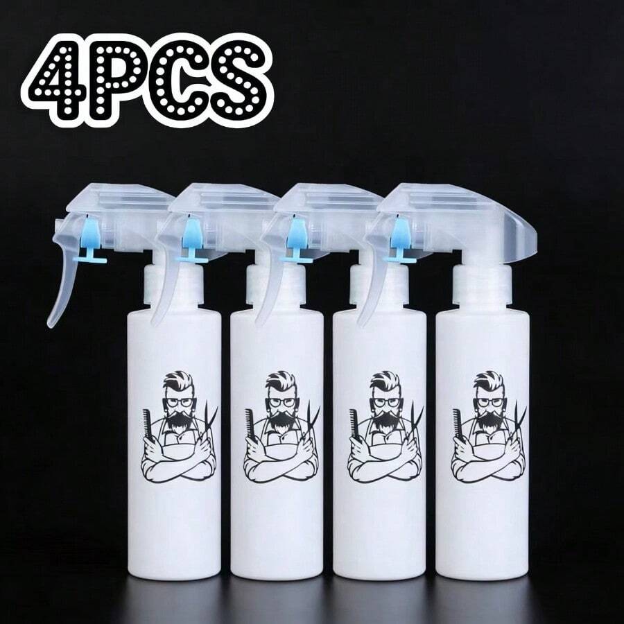 1/2/4 Chai xịt, Chai xịt phun sương siêu mịn liên tục 200ml/6.8oz, Dùng cho tạo kiểu tóc, tưới cây, vệ sinh, chăm sóc tóc và chăm sóc da - Rỗng, có thể tái sử dụng, Màu trắng - Nhiều màu - Xem 1