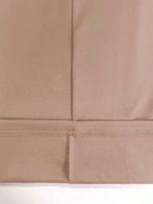 Bộ đồ 3 món cỡ lớn dành cho nữ, màu trơn, phong cách thường ngày: Áo khoác/áo cardigan + Áo không tay cổ tròn + Quần ống đứng cạp chun, chất liệu mềm mại, co giãn, dáng rộng, thoải mái khi đi làm, thanh lịch cho mùa xuân/thu/đông. - màu sắc - Xem 7